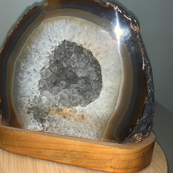 DRUZY agate crystal from Brazil - Picture 3 of 9